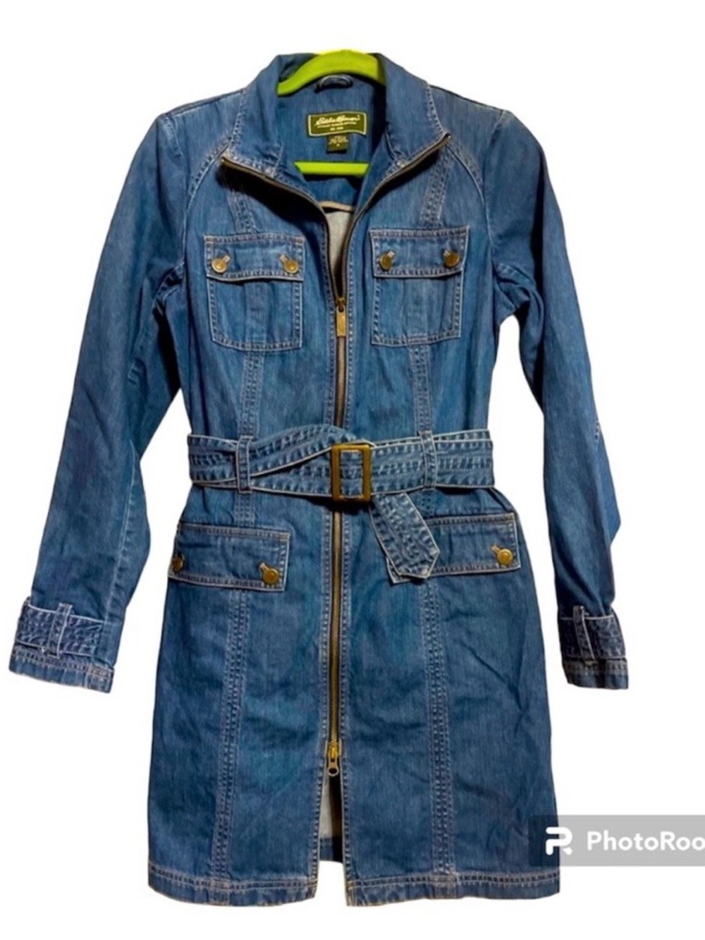 Eddie Bauer Denim Belted Jean Dress